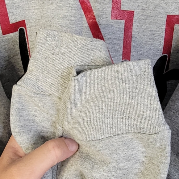 Nebraska Cornhuskers Script Spell out Vintage 80's 90's Heavyweight Crewneck L - Picture 3 of 12